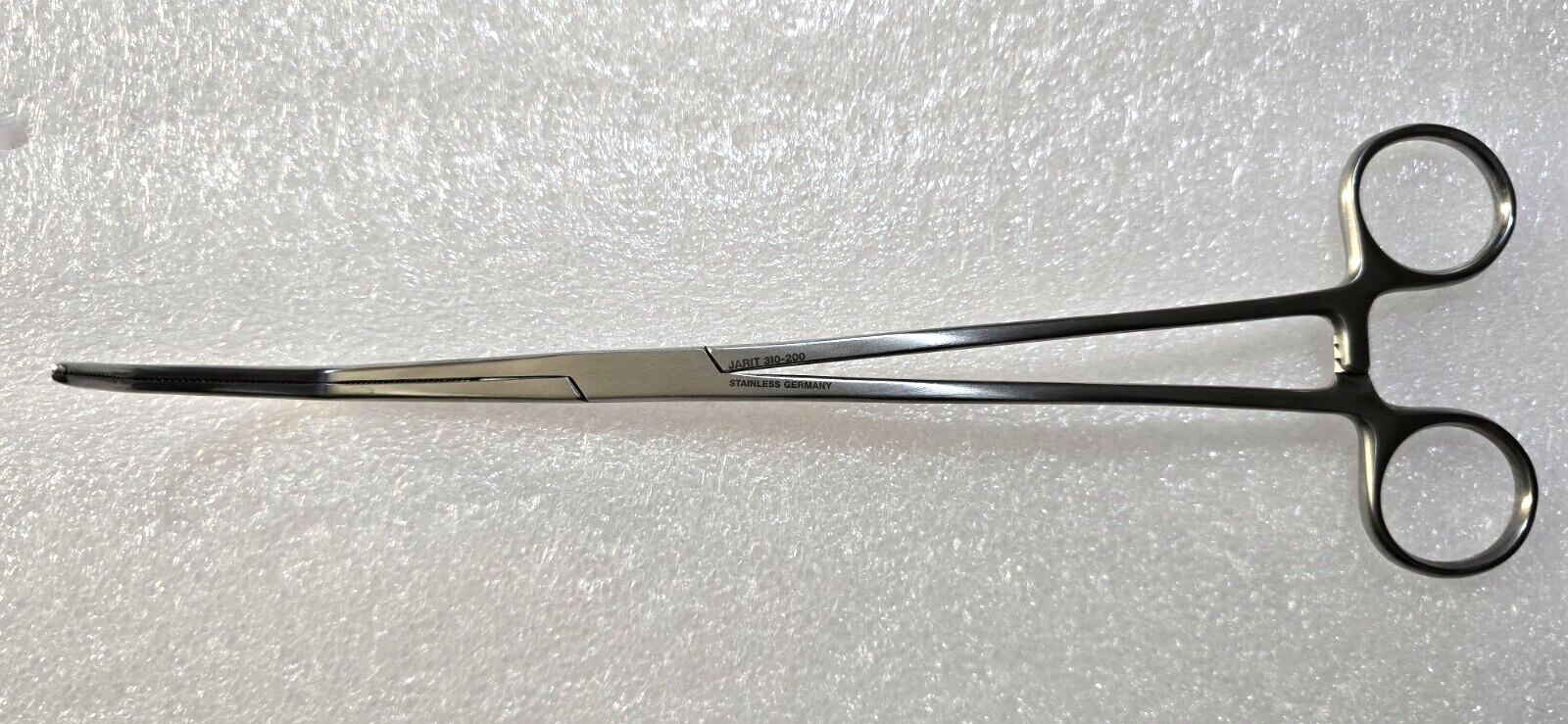 Jarit 310-200 Surgical Satinsky Forceps 9.5"  Cross Serrated jaws