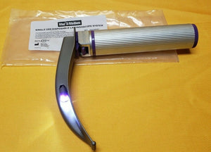 INTUBRITE  Laryngoscope Mac Blade #3 With Medium Handle LED White