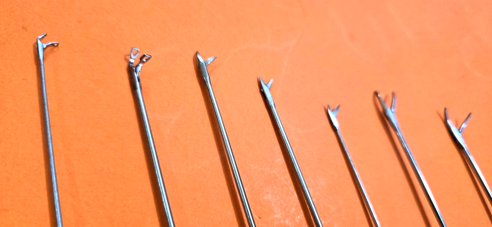 Karl Storz ,Pilling Surgical Laryngeal Instruments Set of 14-Pcs with Tray.