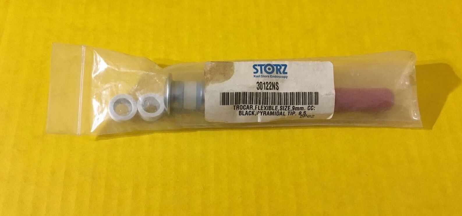 Storz 30122NS Trocar & Cannula Flexible Cannula with Pyramidal Trocar 9mm