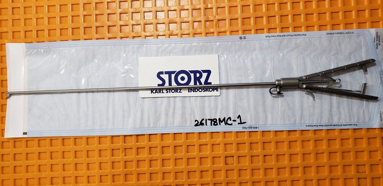 Karl Storz PV26178MC-1 Laparoscopic Macro Needle Holder 5mmx43cm with Lock