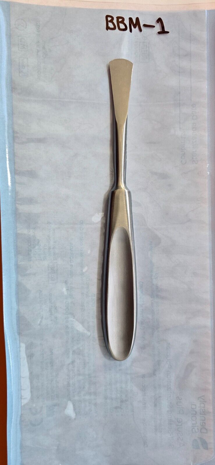 Ruggles Surgical Cushing Periosteal Elevator 7 1/4" Sharp Round Edge