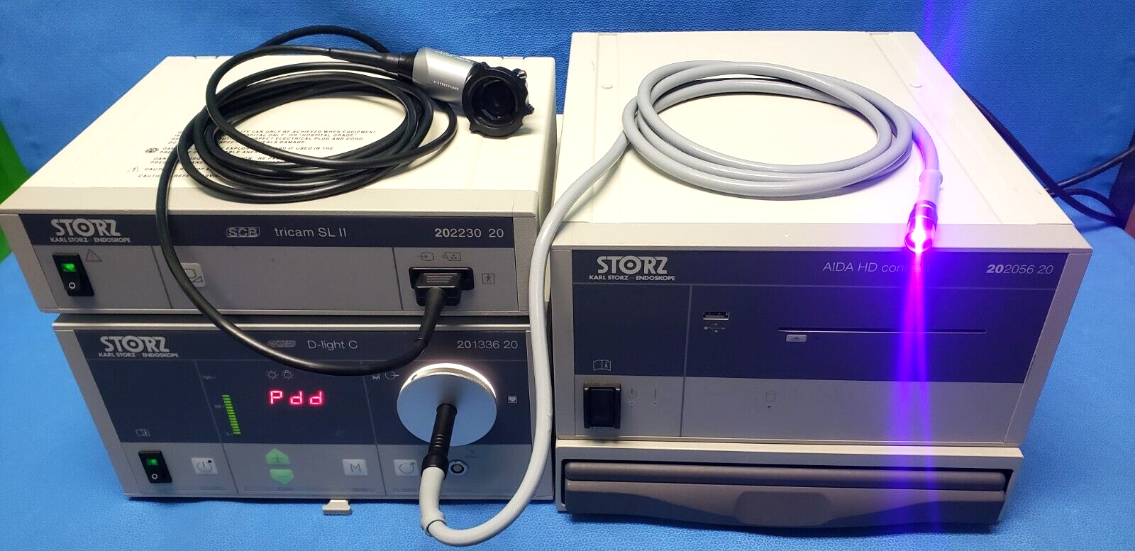 Karl Storz tricam 20221139 PDD Camera,20223020,D-light C,AIDA HD Connect &Cable