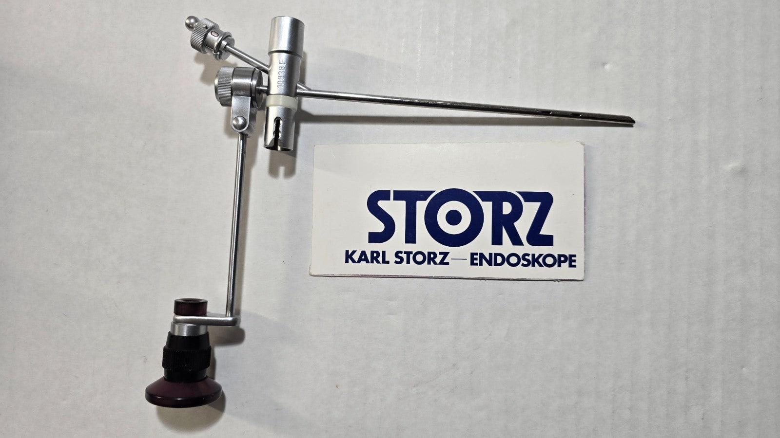 Karl Storz 10338 F Bronchoscope Tube 2.5 x 20cm & Swing away Magnifier
