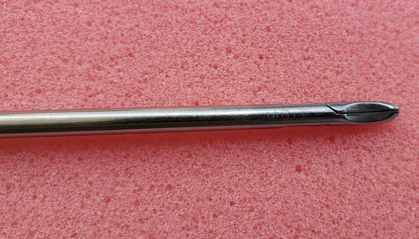 JARIT 600-532 Laparoscopic Needle Holder 5mm x33cm Carbide jaws Gold Handle