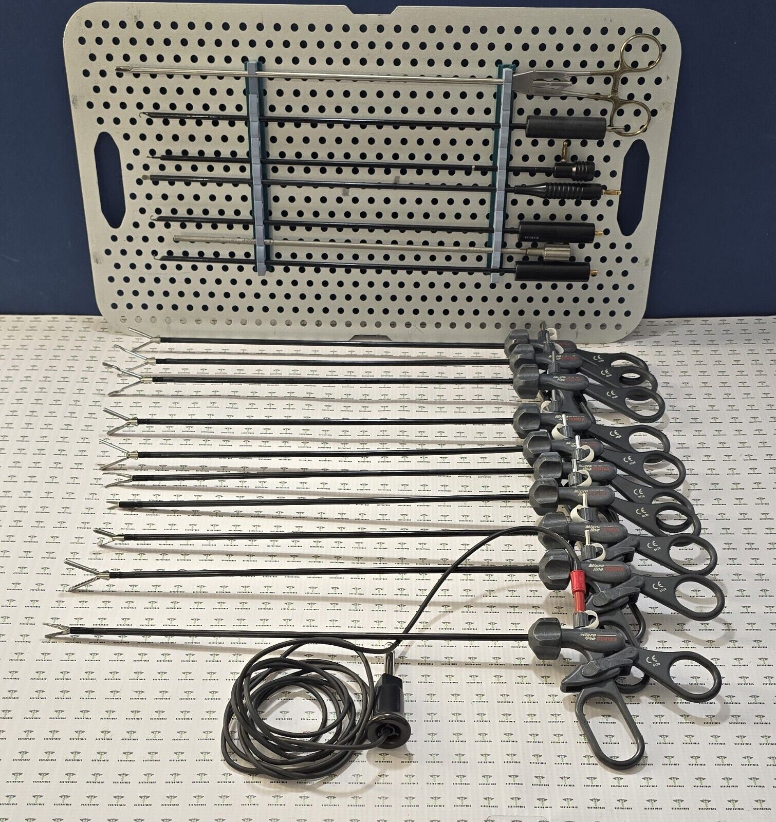 Stryker/Microline Laparoscopic 5mm x 30cm Monopolar Instruments Set of 18-Pieces