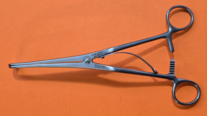 V. Mueller Surgical Millin Grasping Forceps 8.5" Angled Shanks REF: GU 8570