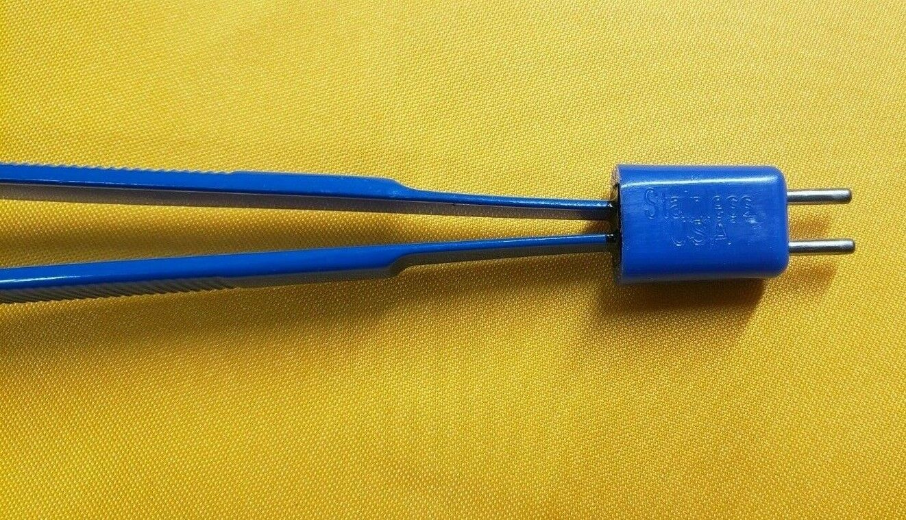 Codman 80-2921 Surgical Neuro Malis Insulated Bipolar Forceps with Bipolar Cord