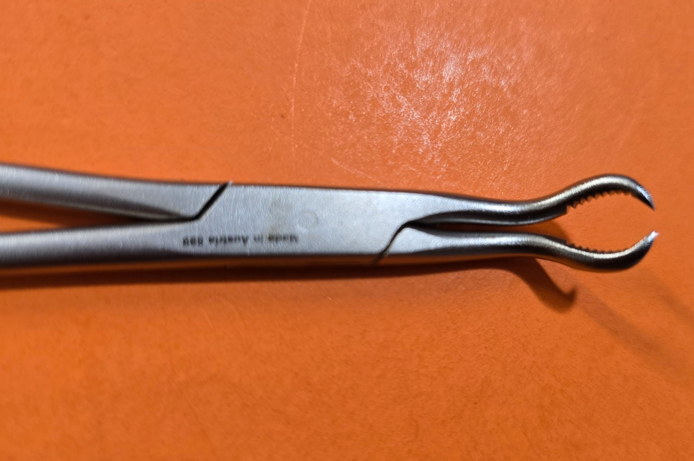 Zimmer Orthopedic Bone Reduction Forceps 5" w Ratchet
