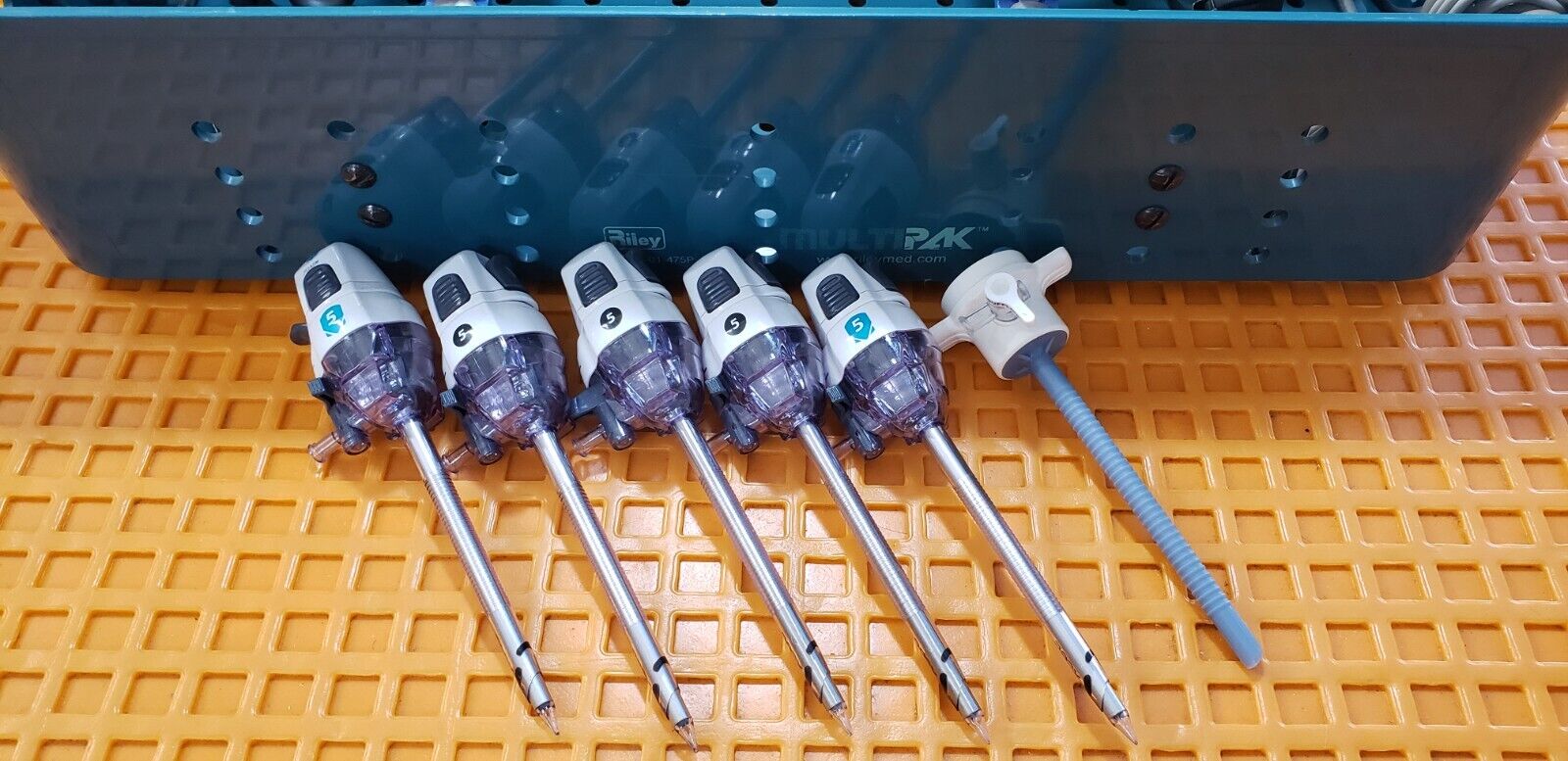 Stryker Laparoscopic 5mm x 30cm Monopolar Instruments Set of 9 Reusable & Tray