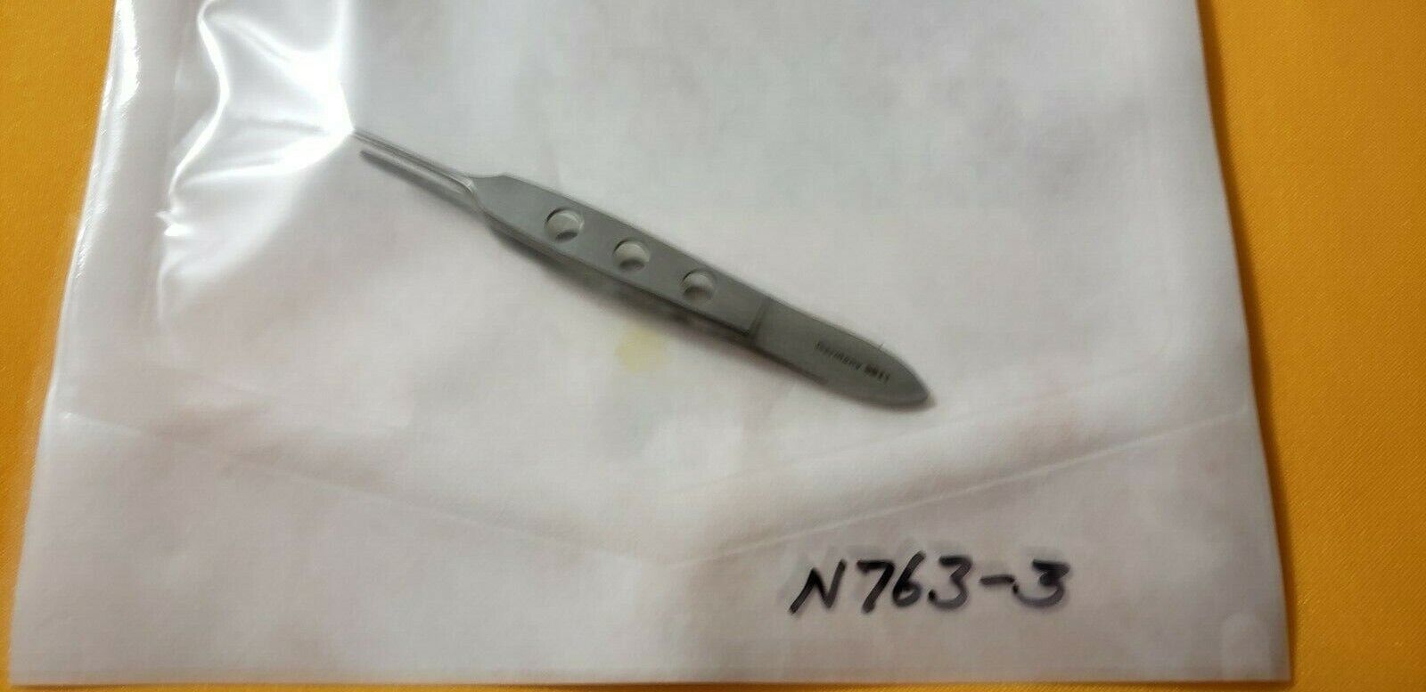 Codman 30-6557 Surgical BISHOP-HARMON Dressing Forceps 3.5" Serrated