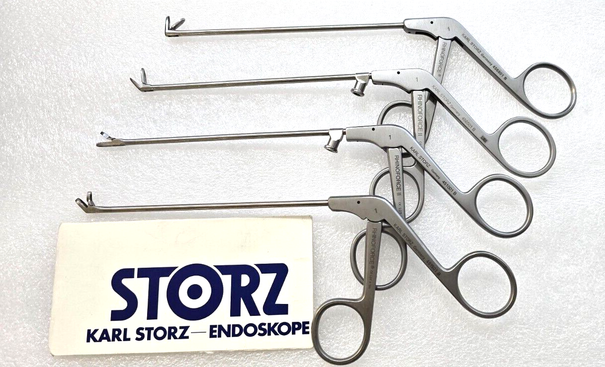 Karl Storz Surgical RHINOFORCE Forceps Set of 4 Instruments