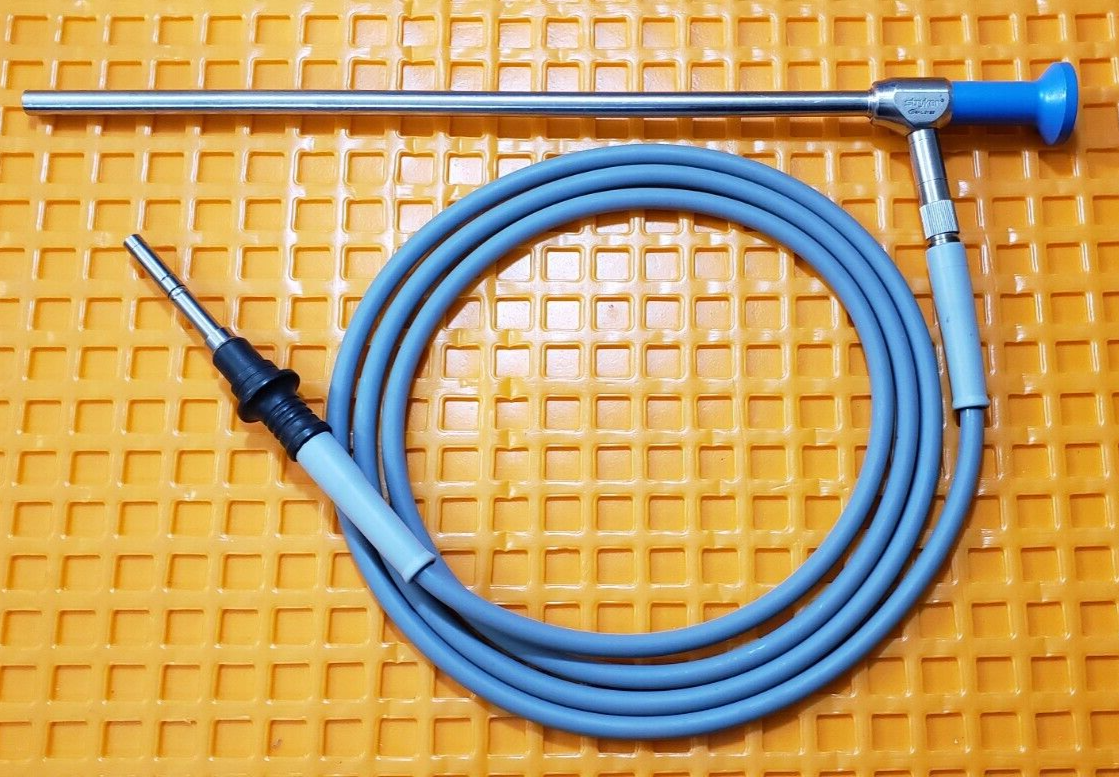Stryker 502-859-010 Laparoscope 10mm x 0*  Autoclavable W- Fiberoptic Cable.