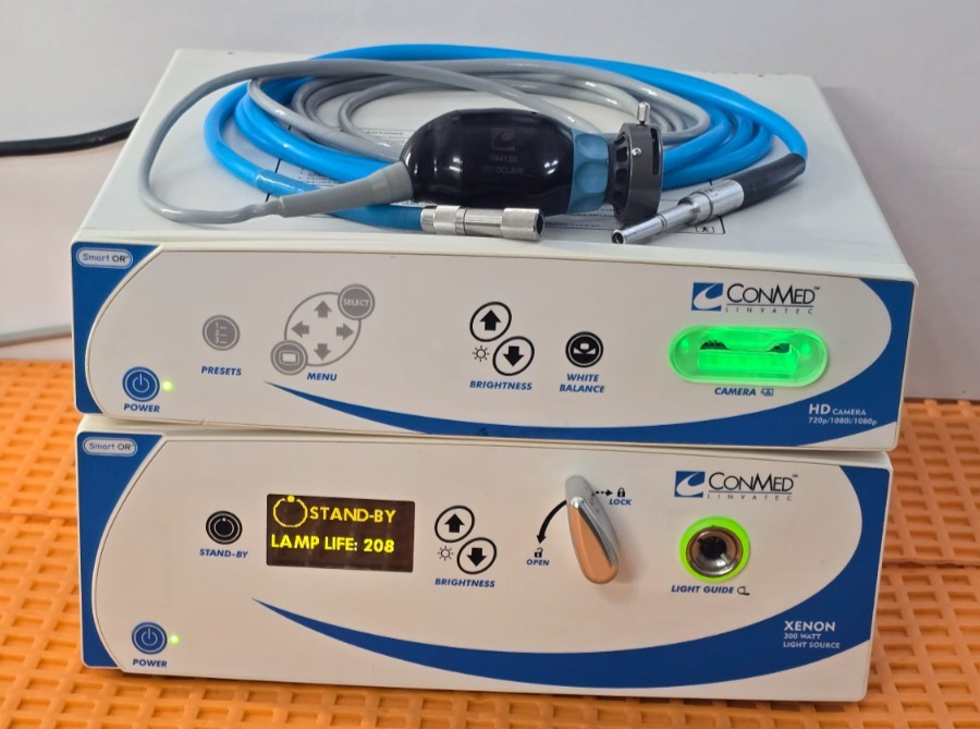 Conmed Linvatec IM4000 HD Camera System ,LS7700 xenon Light Source & Fiber Cable