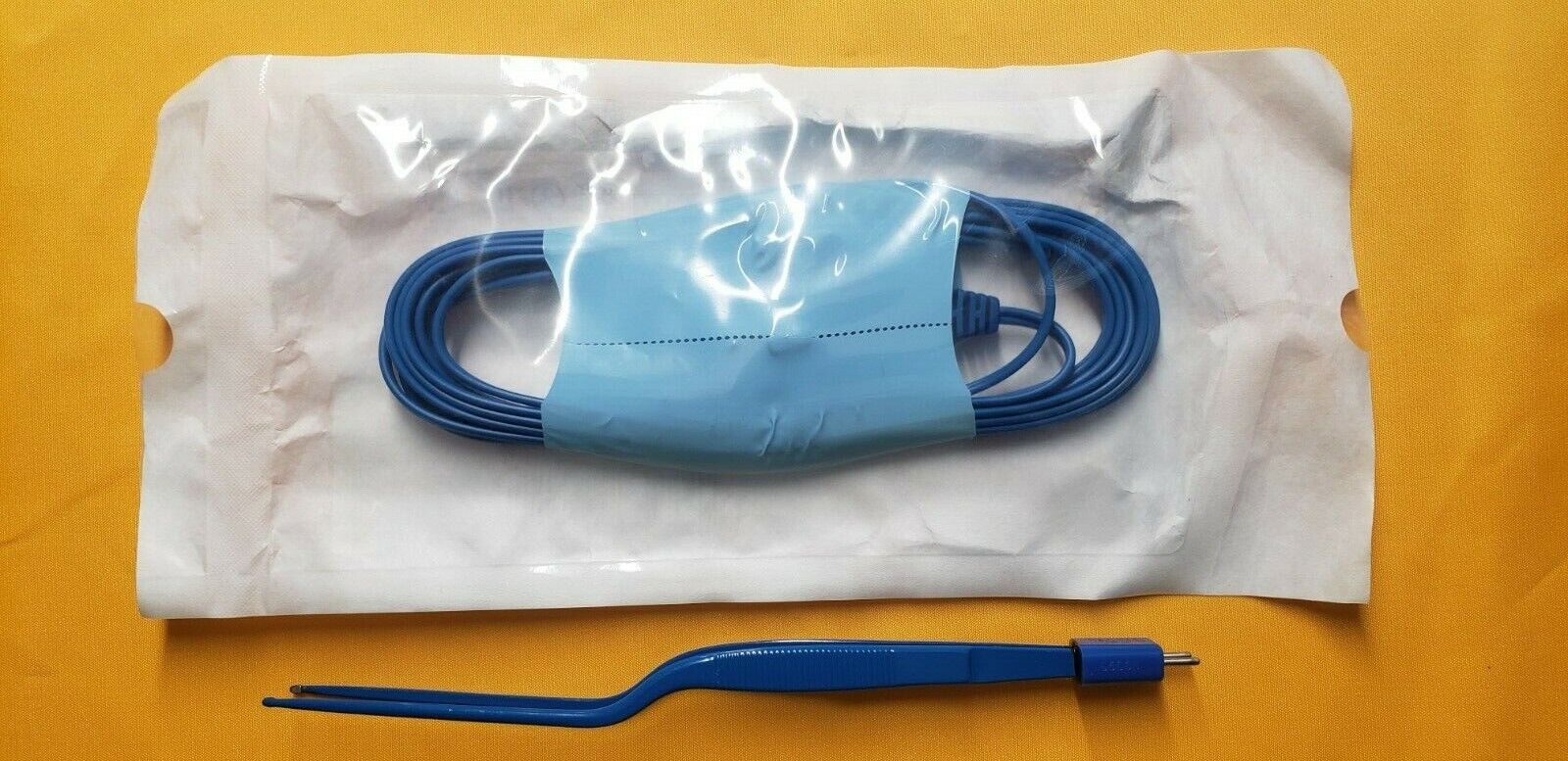 Codman 80-2921 Surgical Neuro Malis Insulated Bipolar Forceps with Bipolar Cord