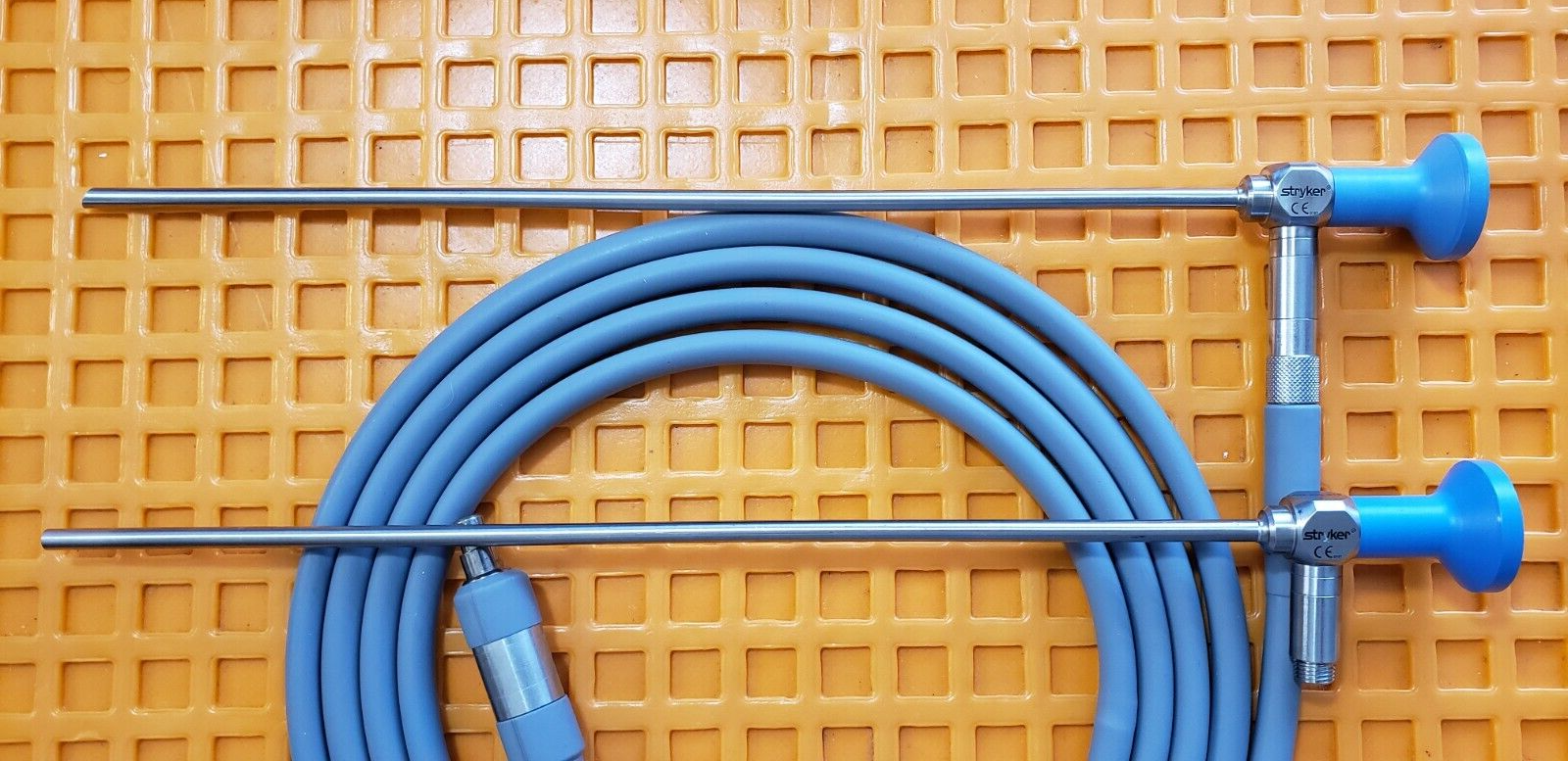 Stryker 502-555-030,555-502-010 Laparoscope 5mmx30 & 0 Deg Set Fiber Optic Cable