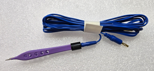 Turtle Surgical Adson Bipolar Forceps 5" Purple Non Stick Tips & Bipolar Cable