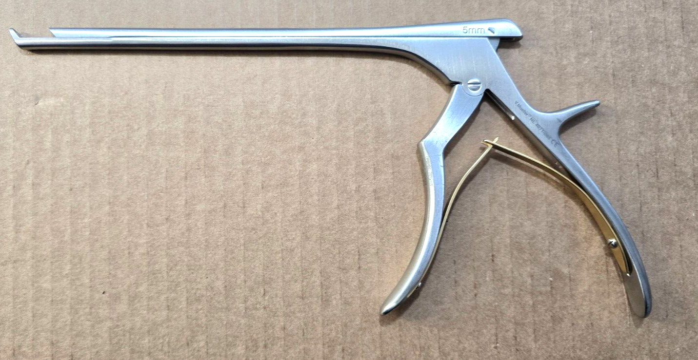 V.Mueller Surgical Orthopedic Kerrison Rongeurs 8" shaft 5mm x 40* Degree