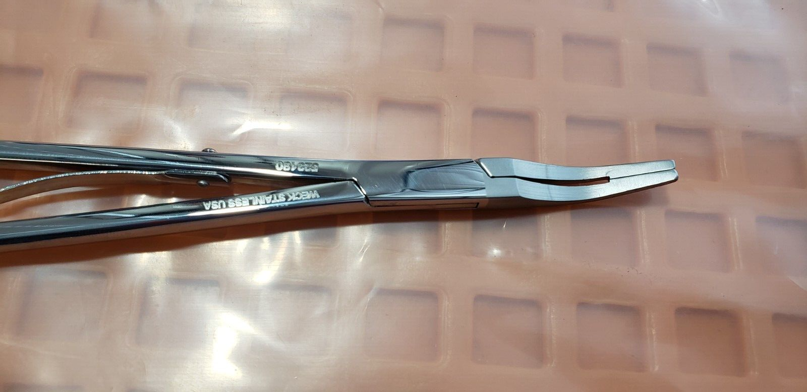 Weck 523180 Surgical Clip Applier 11" Large Curved Jaws