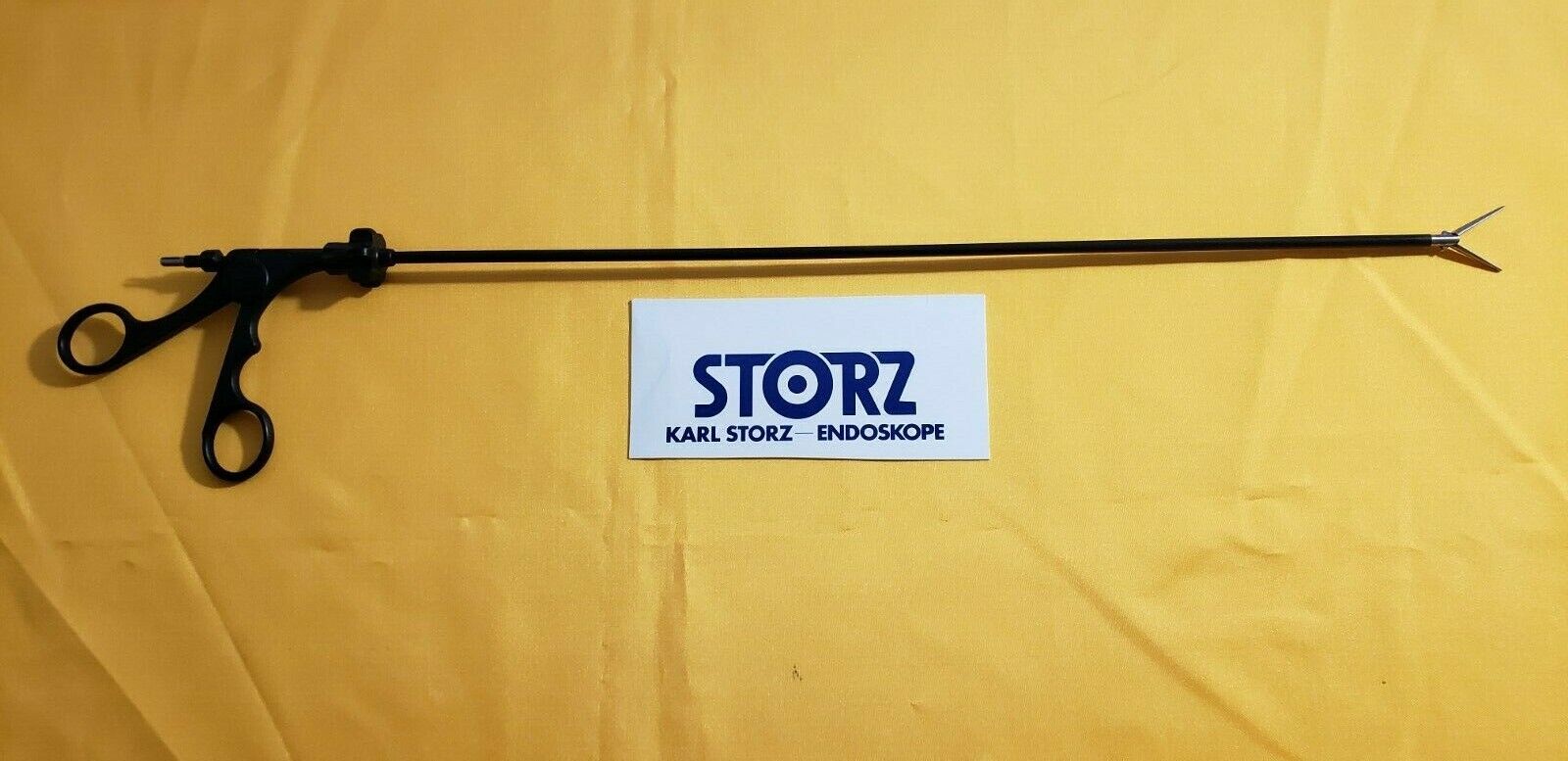 Storz 31420 MH Laparoscopic Needle Nose Grasping Forceps 5mm Monopolar Handle
