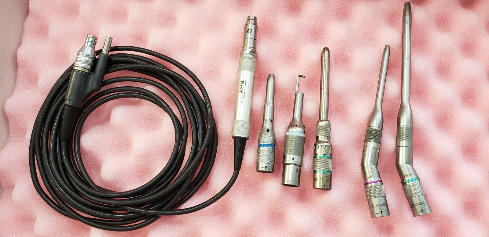 Medtronic Midas Rex EM200 STYLUS Drill Set with 6 Attachments