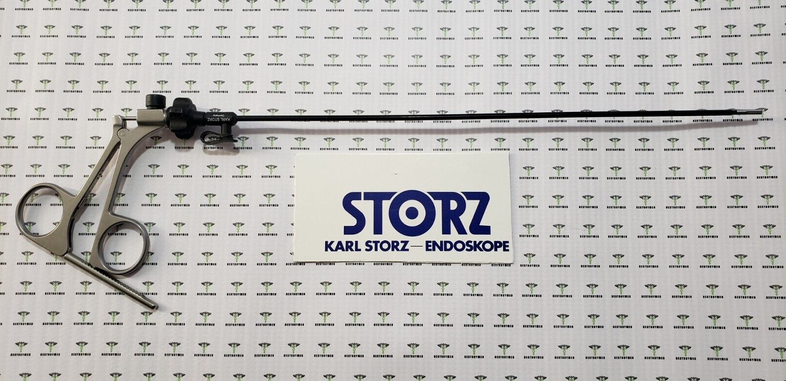 Karl Storz Grasping Forceps 3mm serrated Jaws Ratchet Handle