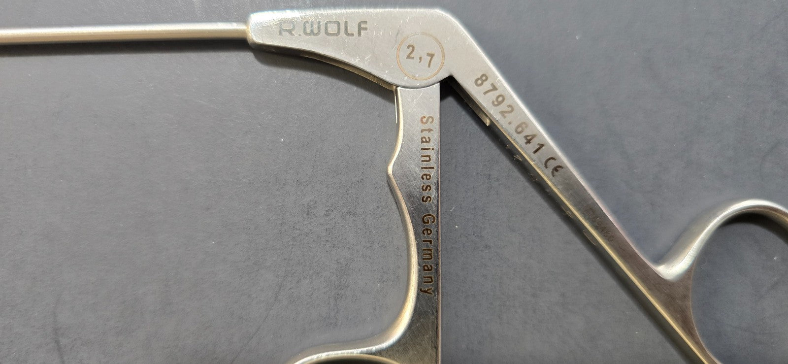 R.Wolf Surgical  Hook Scissors 2.7mm x 23cm Ref: 8792.641