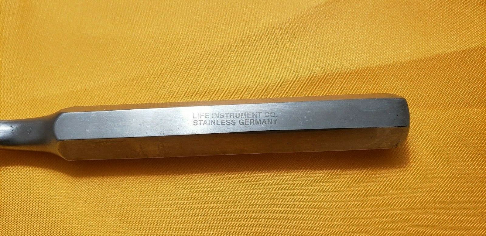 Life Instrument Orthopedic HIBBS Gouges 9" Bayonet Shape 1/2"