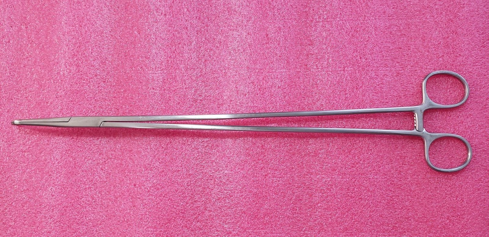 Pilling Surgical Mixter Thoracic Forceps, Angled Serrated Jaws 14"