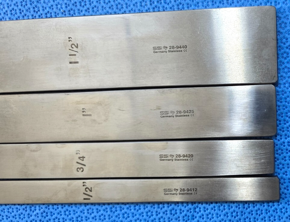 SSi 28-9412 Surgical Orthopedic Lambotte Osteotome Set 1/2",3/4",1",1 1/2"