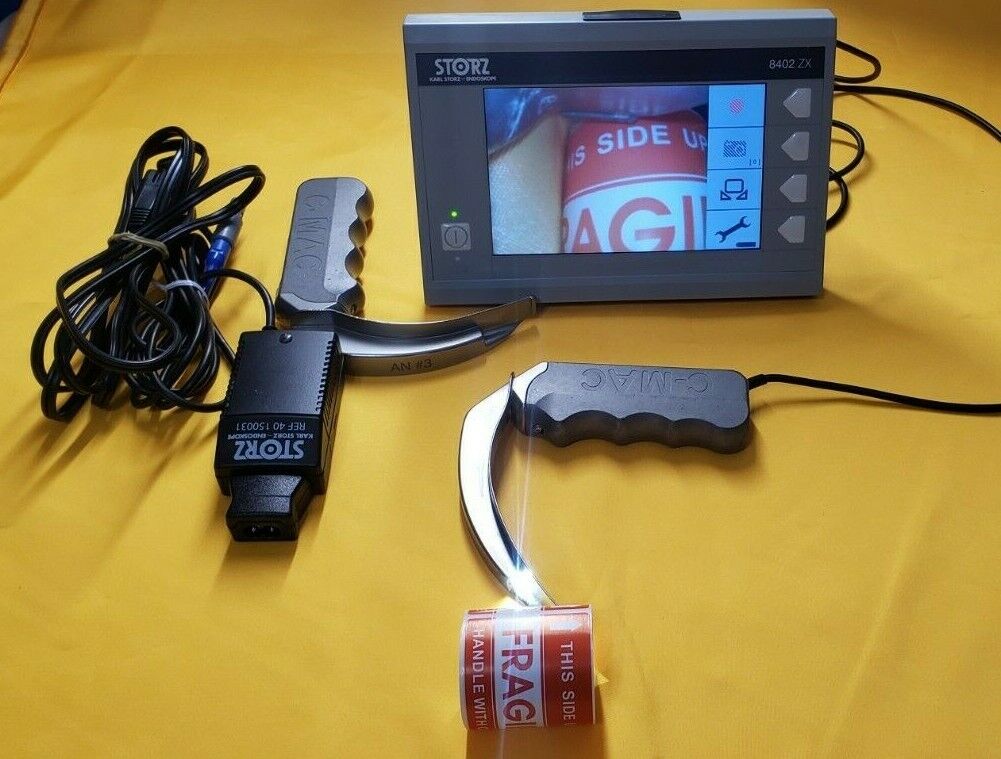 Karl Storz C-MAC System 8402XZ Monitor 8402X Module Laryngoscope Blades