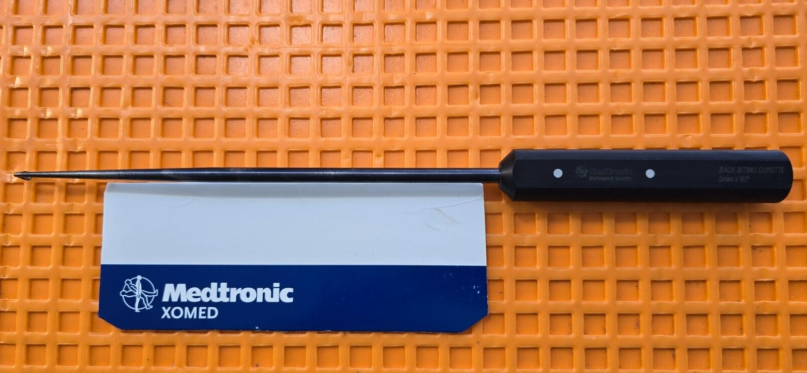 Medtronic 9181914 Surgical Orthopedic Back Biting Curette 5mm x 90*