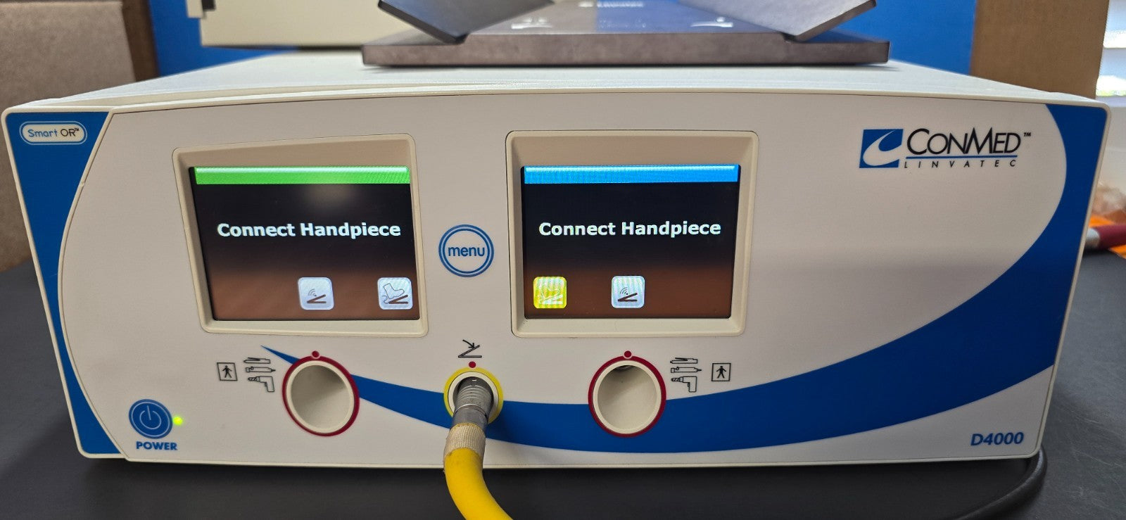 CONMED Linvatec D4000 Driver With MC9840 Handpiece & Foot Switch.