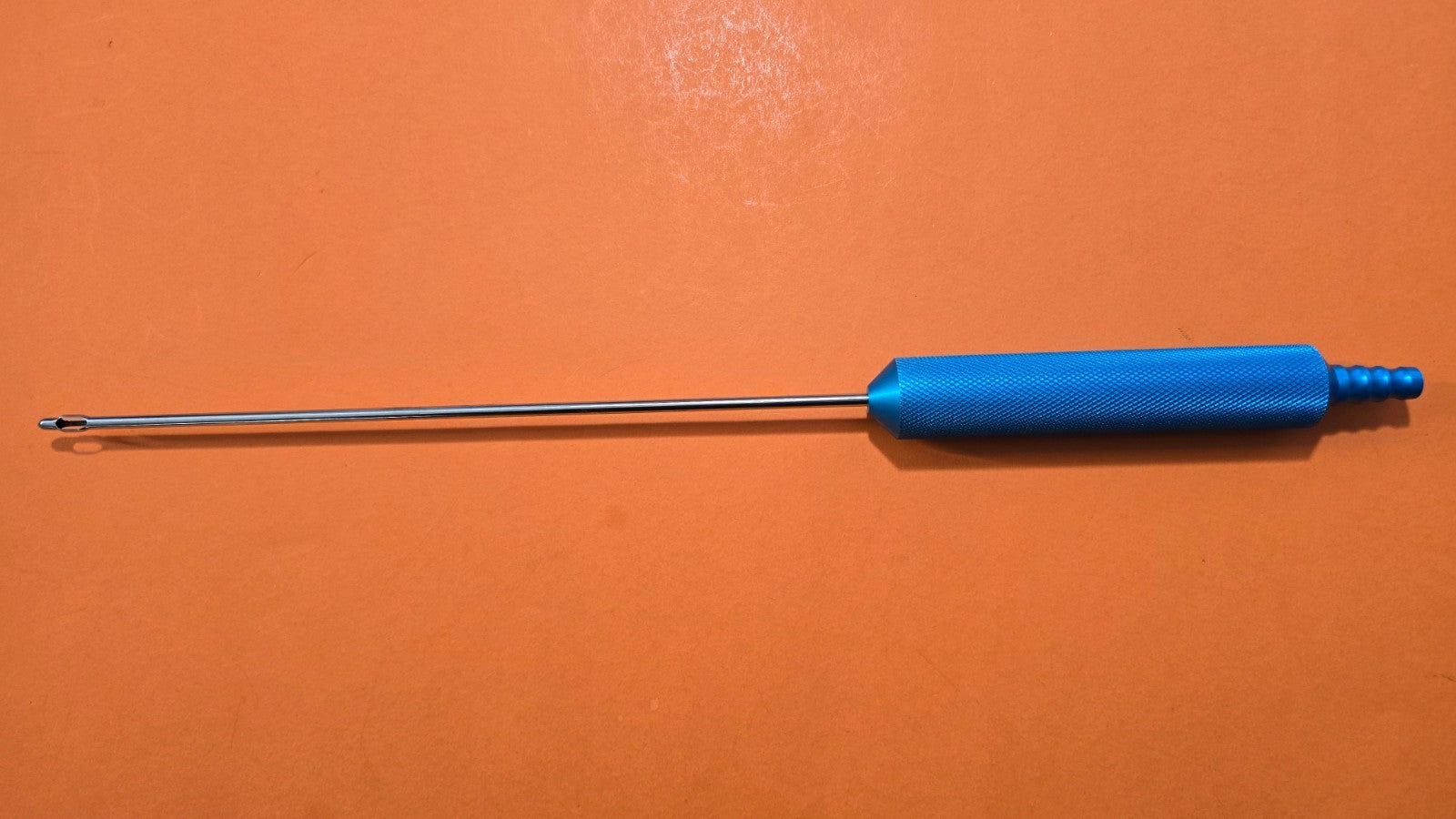 Byron Cannula 4mm x 26cm Blue Handle Plastic Surgery Instruments
