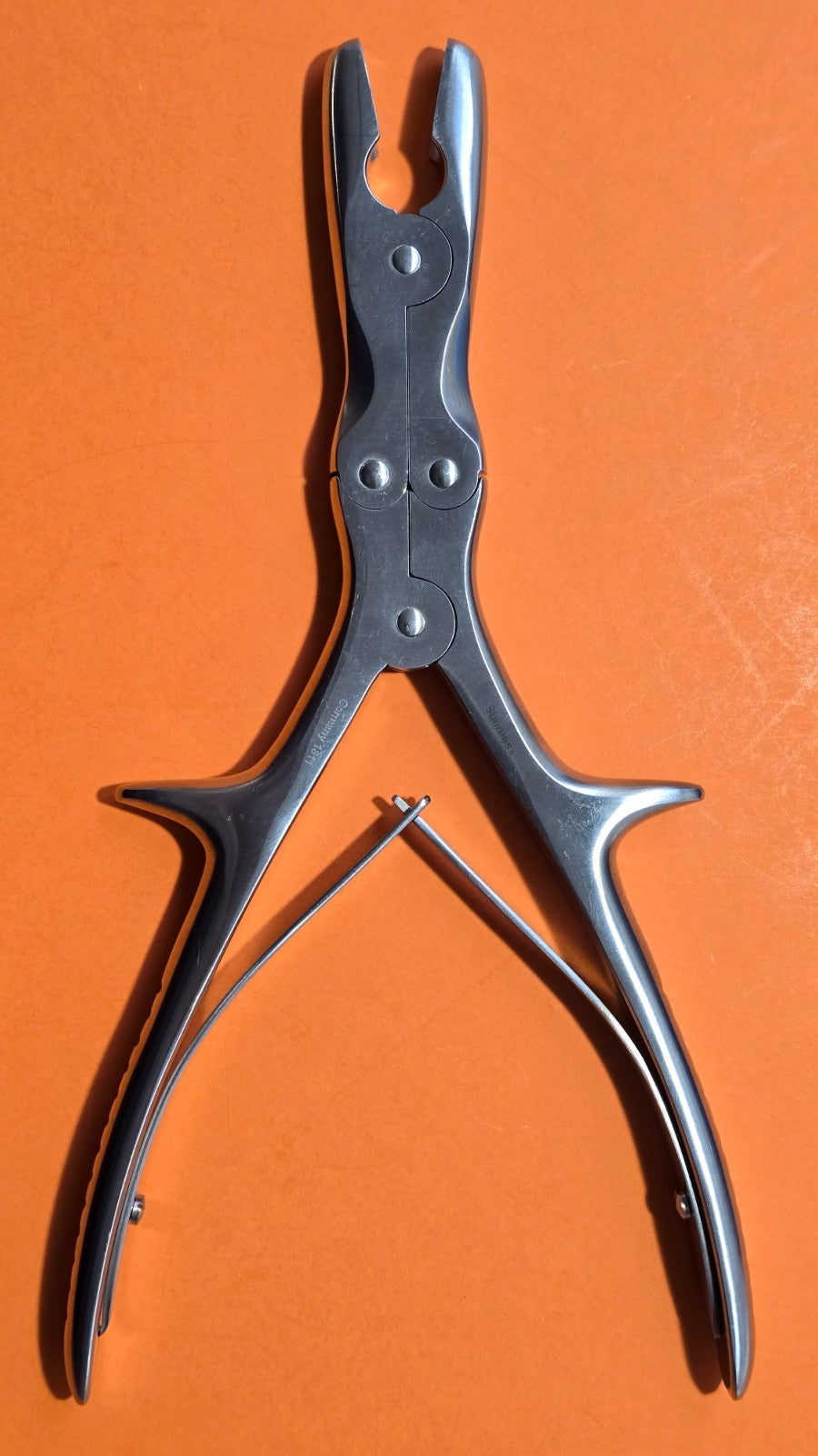 Symmetry Surgical  31-3023 Orthopedic Rongeur 9" Straight  10mm Double Action