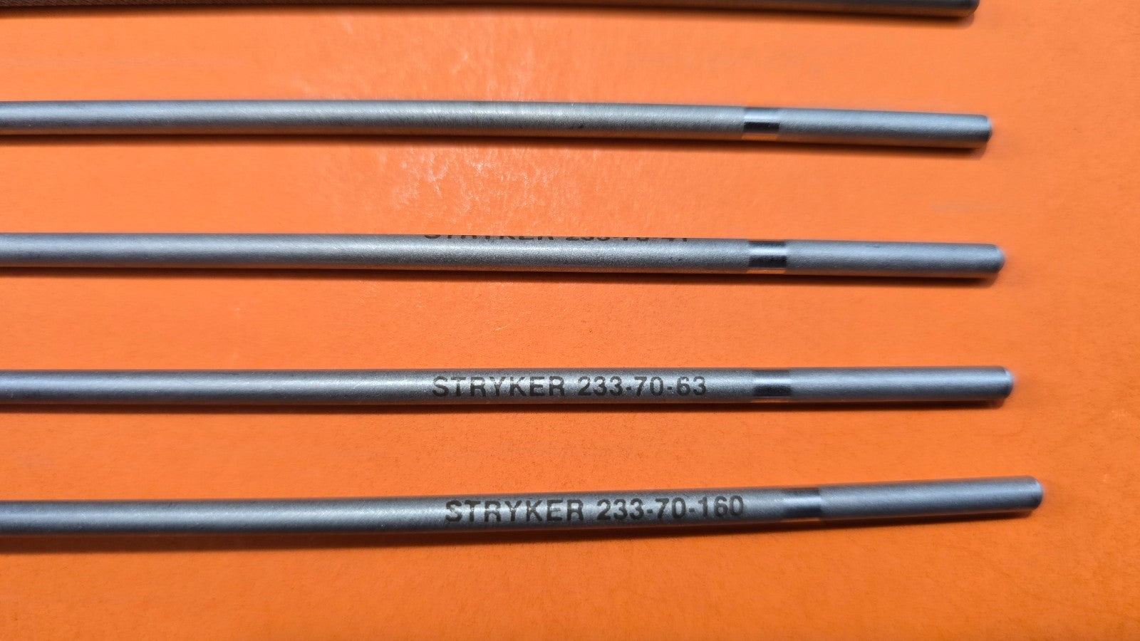 Stryker 233-70-1 Orthopedic Arthroscopy Instruments Set of 9 with tray