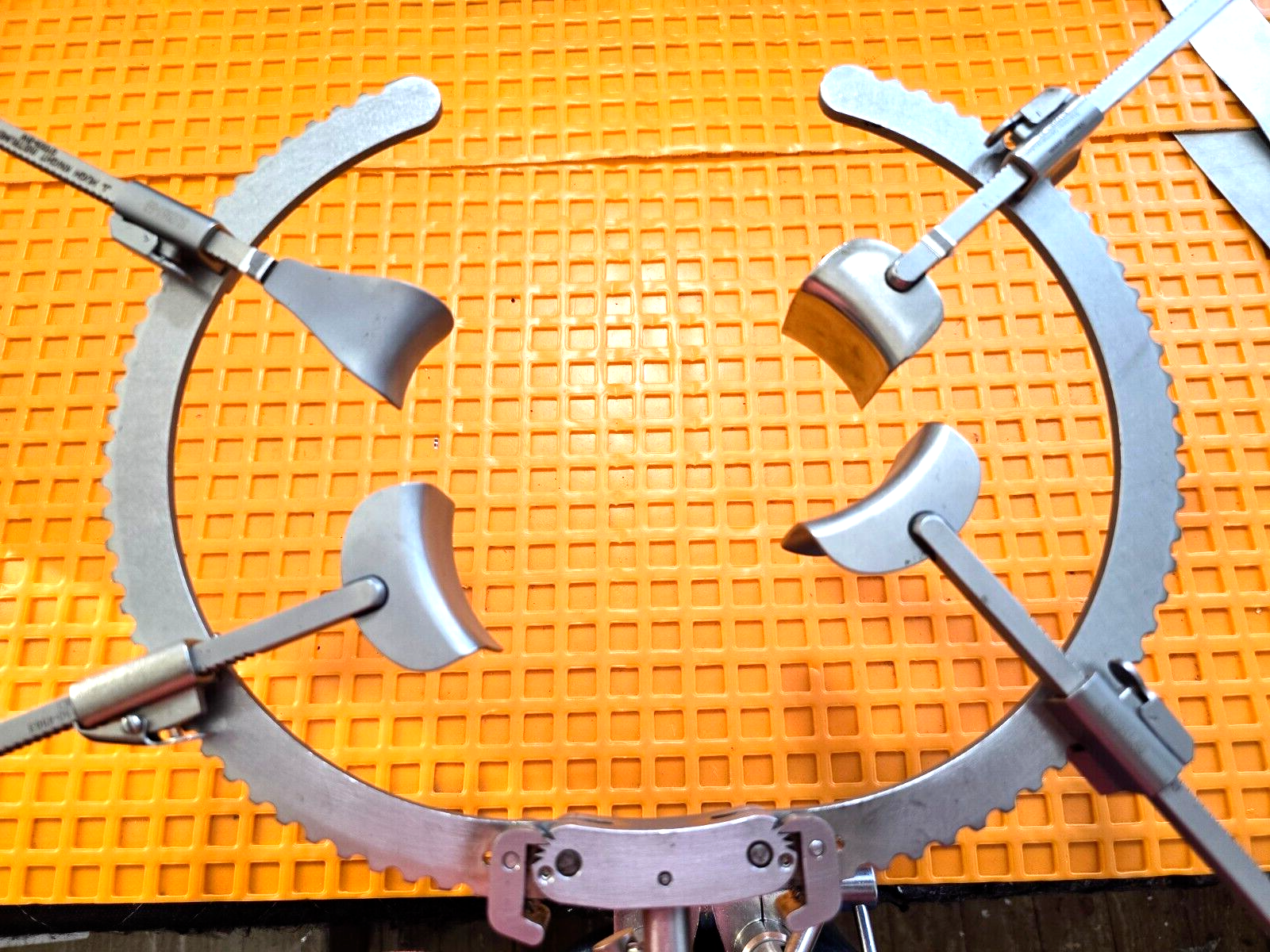 Codman Book Walter Retractor Set Arm with Post Holder Clamp & Tray