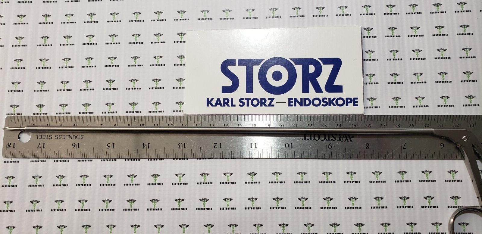 Karl Storz 26269S Laparoscopic Micro Dissecting Scissors 5mm x 30cm Sharp Tips