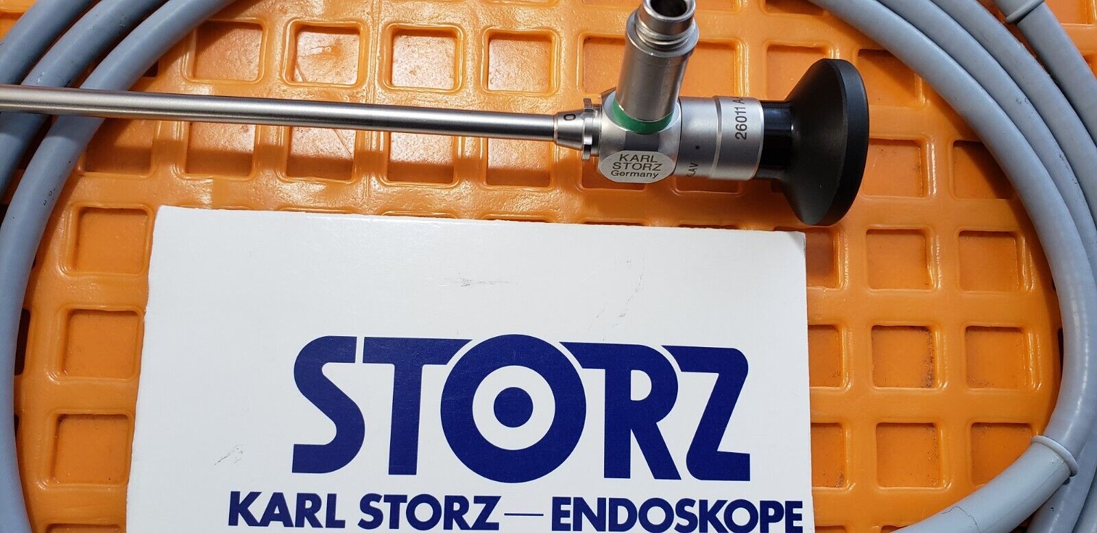 Karl Storz 26011AA Telescope 5mm x 0 Degree 24cm & 495NA Fiber Optic Cable