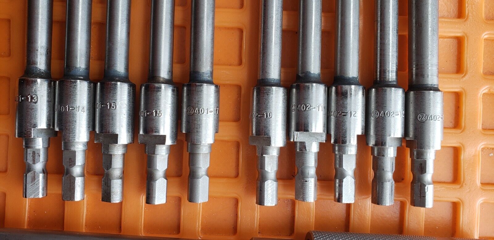 Zimmer Surgical Orthopedic Miller Medullary Reamers Set of 11 with T-Handle