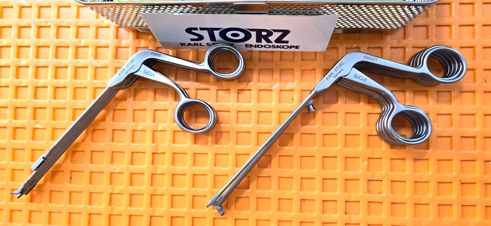 Karl Storz SilCut Punches Instruments GERMANY Set of 11 with Tray