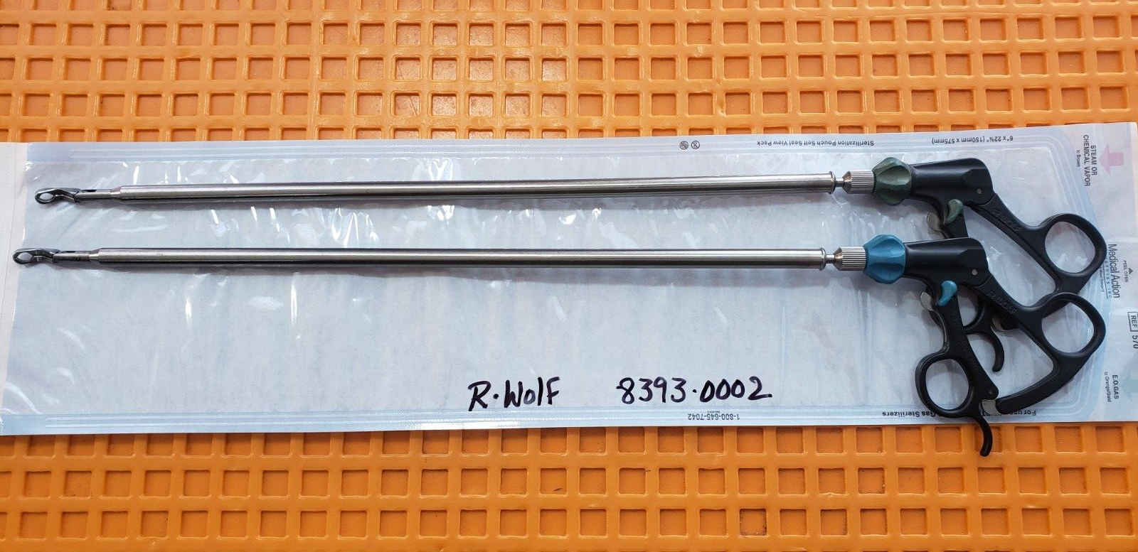 R.Wolf 8397902 Laparoscopic Anvil Grasping Forceps 10mmx41cm Double Action