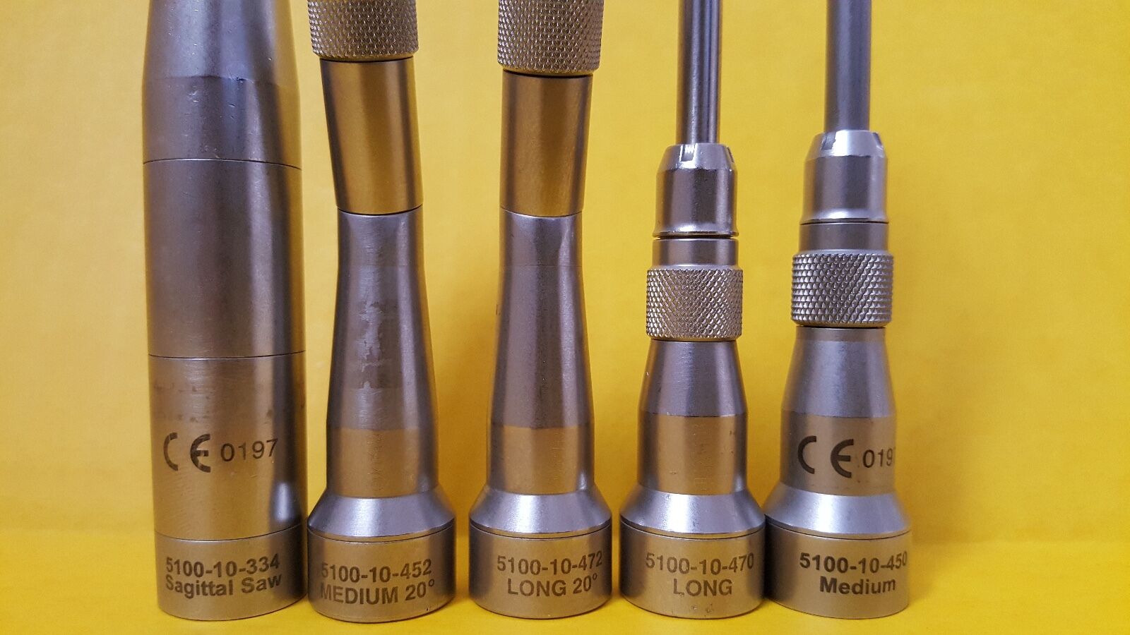 Stryker 5100-10-334 Orthopedic Sagittal Saw, Hand Piece Extensions, Elite Long