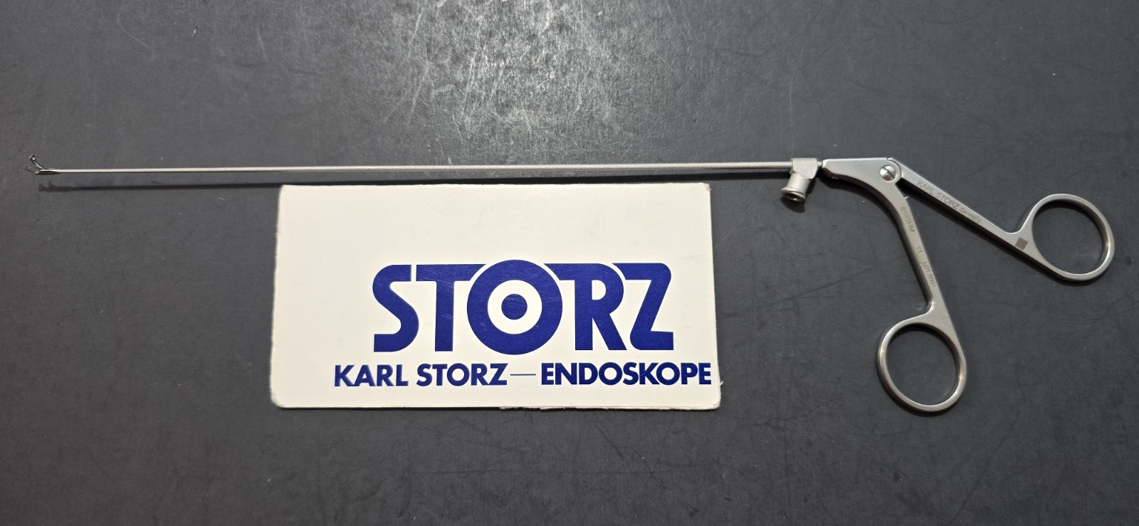 Karl Storz Surgical Laryngeal Grasping Forceps Curved 23cm