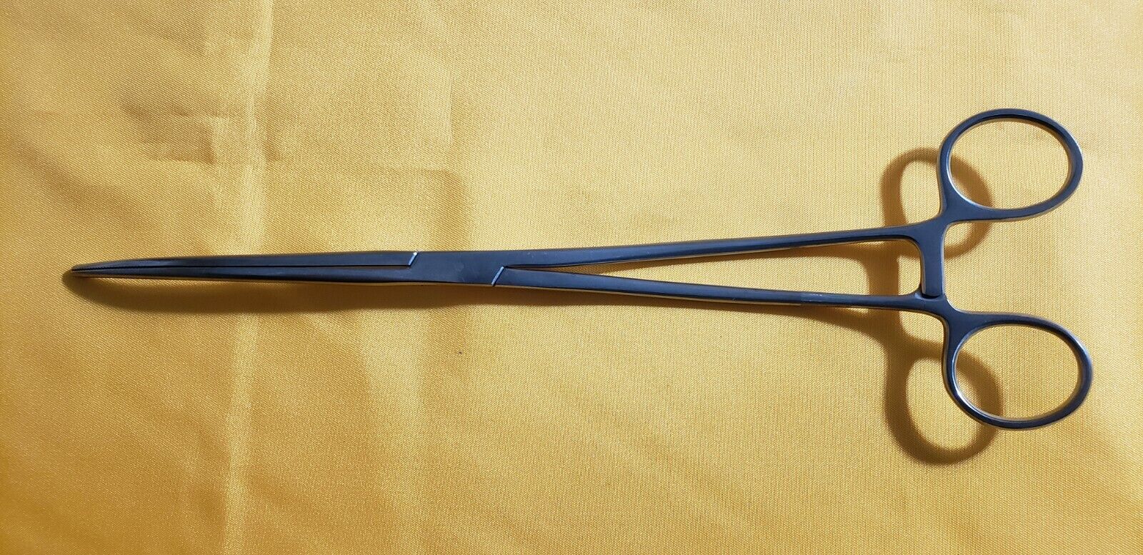 V. Mueller GL 600 Surgical Bozeman Uterine Dressing Forceps 10" Double Curved