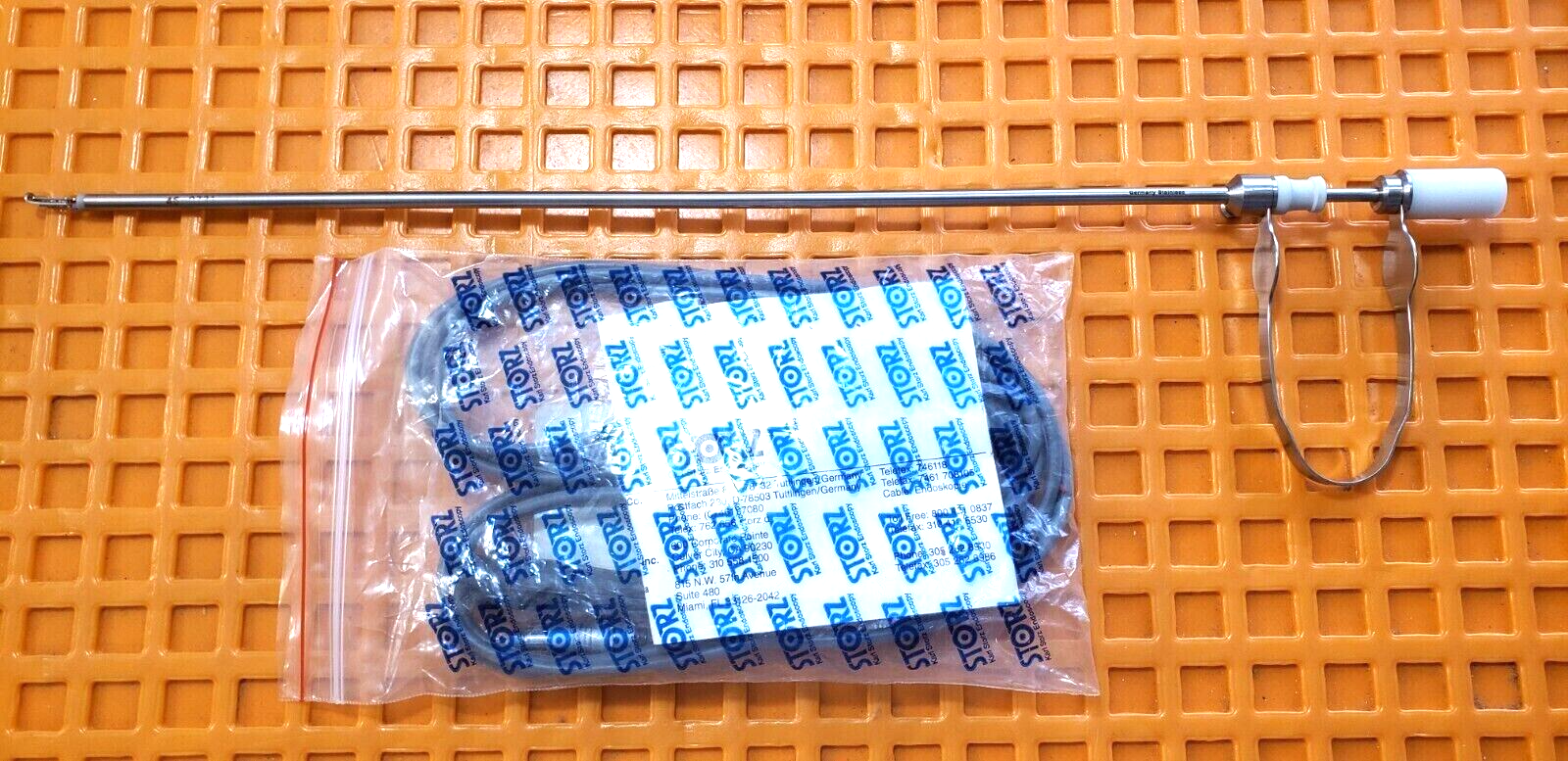 Karl Storz Surgical Bipolar Forceps 5mm x 34cm with HI Bipolar Cord Reusable