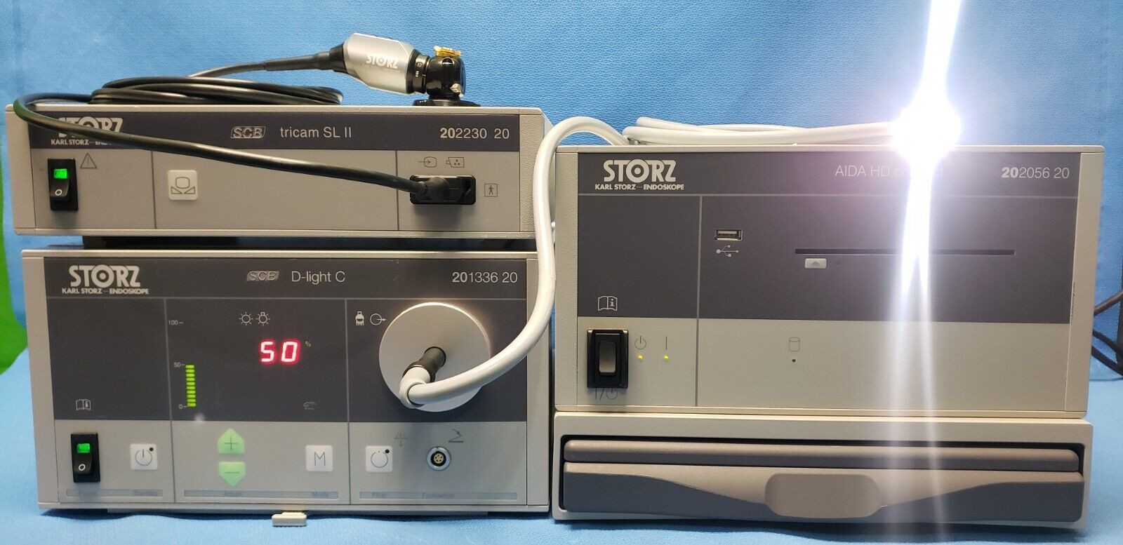 Karl Storz tricam 20221139 PDD Camera,20223020,D-light C,AIDA HD Connect &Cable