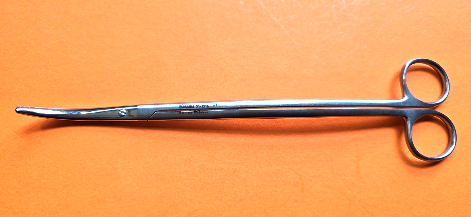 W.LORENZ Surgical Satinsky Vascular Scissors 9 1/2" Curved Shanks & Curved Tips