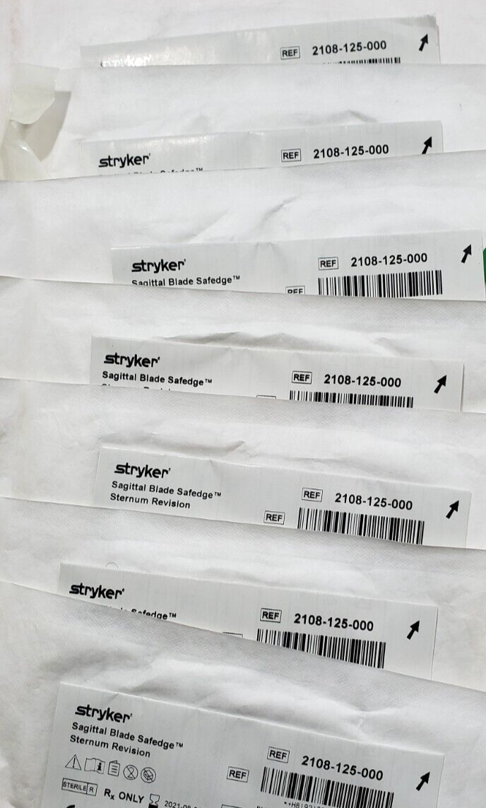 Stryker Surgical Orthopedic Sagittal Blade Sternum Revision.