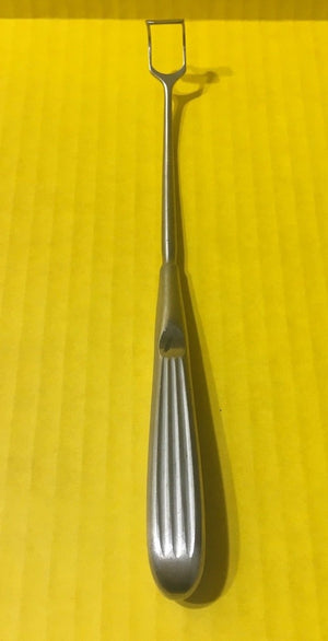 V. Mueller Reverse Curve Adenoid Curette, Size 1, 13mm REF: RH 4445-001